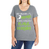 my broom broke Ladies Curvy T-Shirt
