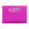geek girl daisies Accessory Pouches