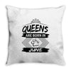 Queens Are Born In June Throw Pillow