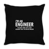 never wrong Throw Pillow