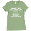 Smartass December Girl Ladies Fitted T-Shirt