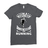 simple man running Ladies Fitted T-Shirt