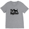 the dogfather beagle V-Neck Tee