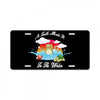 a turtle made it to the water License Plate