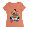 paw patrol birthday boy sister Women's Triblend Scoop T-shirt