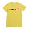 its my Heart Ladies Fitted T-Shirt