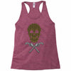 skull bullets Racerback Tank