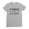 my machine Ladies Fitted T-Shirt