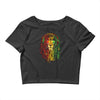 new! men's rasta vibe lion Crop Top