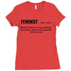 Feminist Noun Ladies Fitted T-Shirt