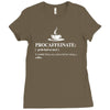 Procaffeinate Noun Ladies Fitted T-Shirt