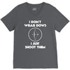 i don't wear bows V-Neck Tee