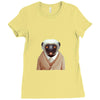 Vesikalik maymun Ladies Fitted T-Shirt