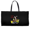 calvin hobbes Weekender Totes
