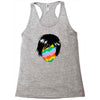 lovely face Racerback Tank