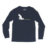 unicorn scooting on the floor Long Sleeve Shirts