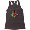 pink punk wolf Racerback Tank