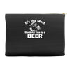 christmas shirt it's the most wonderful time for beer funny Accessory Pouches