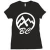 bc mountains british col Ladies Fitted T-Shirt