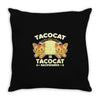 tacocat Throw Pillow