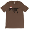 t rex skeleton santa claus T-Shirt