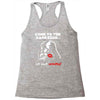come to the darkside Racerback Tank