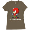 getting swole Ladies Fitted T-Shirt