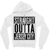 straight outta jersey city Zipper Hoodie