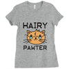 funny cat Ladies Fitted T-Shirt
