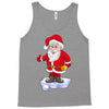 father christmas ringing xmas bells santa Tank Top