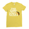 This Girl Loves Tacos Ladies Fitted T-Shirt