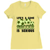 life's a game soccer Ladies Fitted T-Shirt