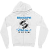 Grandpa is my Name Fishing Is My Game Zipper Hoodie