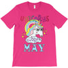 unicorns are born in may cute unicorn T-Shirt