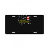 santa peeing merry christmas License Plate
