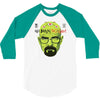 no brain no gain 3/4 Sleeve Shirt