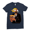 burns vs trump Ladies Fitted T-Shirt