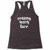 resting witch face Racerback Tank
