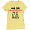 June Girl Ladies Fitted T-Shirt