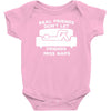 real friends don't let friends miss naps Baby Onesie