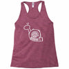 boosted turbo snail Racerback Tank