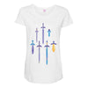 master swords Maternity Scoop Neck T-shirt