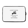 motorbike i don't snore biker's biker Laptop sleeve