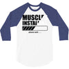 muscles installing 3/4 Sleeve Shirt