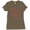 happy valentines day Ladies Fitted T-Shirt