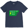gps logo free exit 63 beach haven V-Neck Tee