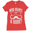 who wants to ride Ladies Fitted T-Shirt