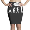 banksy funny human evolution indie Pencil Skirts
