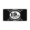 Funny 40th Birthday License Plate