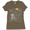 hiking Ladies Fitted T-Shirt